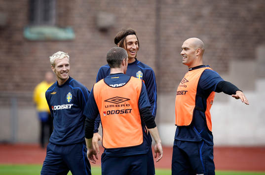 Christian Wilhelmsson, Zlatan Ibrahimovic, Mikael Nilsson