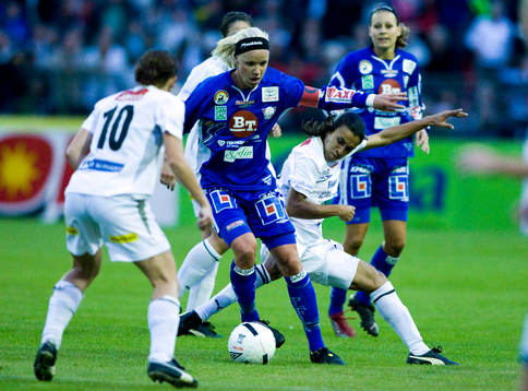 Caroline Seger, Linköping och Marta Da Silva, Umeå
