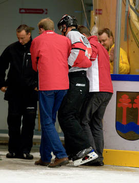 Magnus Lindqvist, Domare skadades
