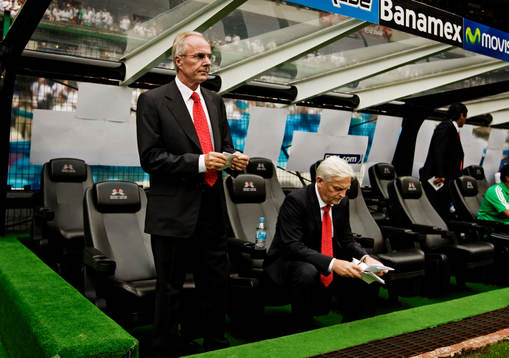 Sven-Göran Eriksson, förbundskapten, Mexico, och Hans