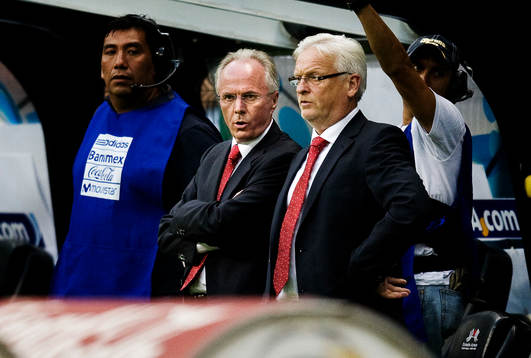 Sven-Göran Eriksson, förbundskapten, Mexico, och Hans