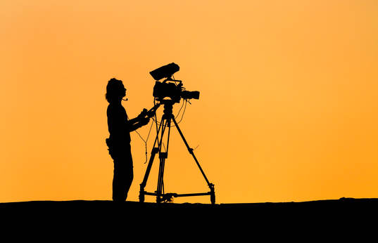 Fotograf, Kameraman, TV-fotograf, Videokamera, Siluett