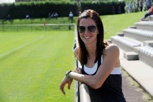 Lotta Schelin på plats i Lyon