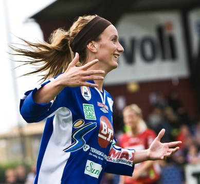 Kosovare Asllani, glädje, jubel