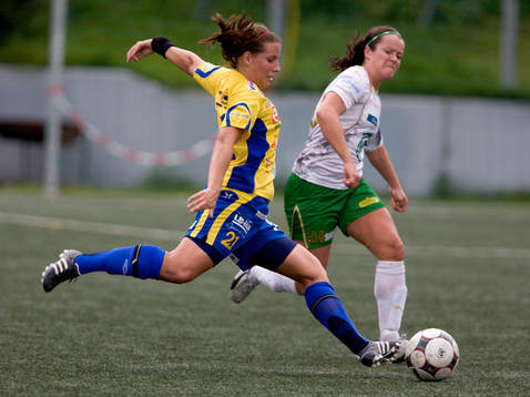 Petra Vaelma, Umeå Södra och Jennie Jonsson, Hammarby