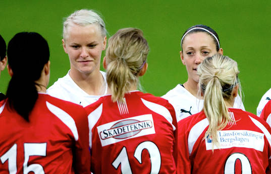 Nilla Fischer, LDB och Therese Sjögran, LDB