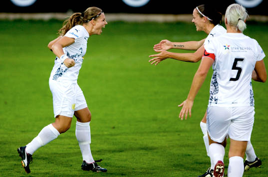 Pavlina Scasnà, LDB. Jubel 1-0