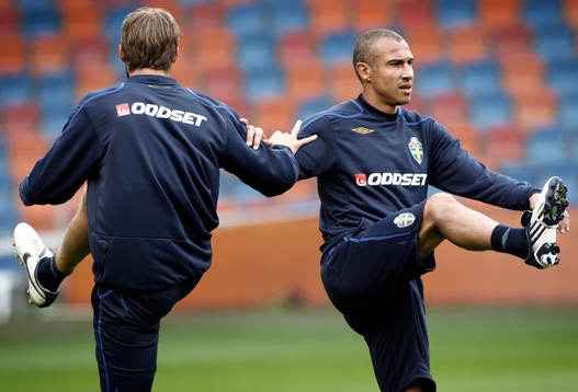 Olof Mellberg och Henrik Larsson