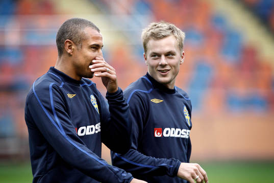 Henrik Larsson och Sebastian Larsson