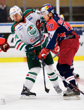 Ishockey, Elitserien, träningsmatch Rögle  - Redbull