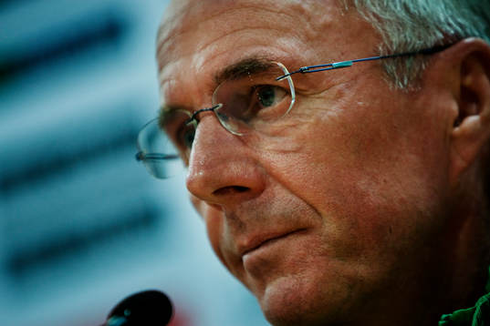 Presskonferens med Sven-Göran Eriksson, förbundskapten,