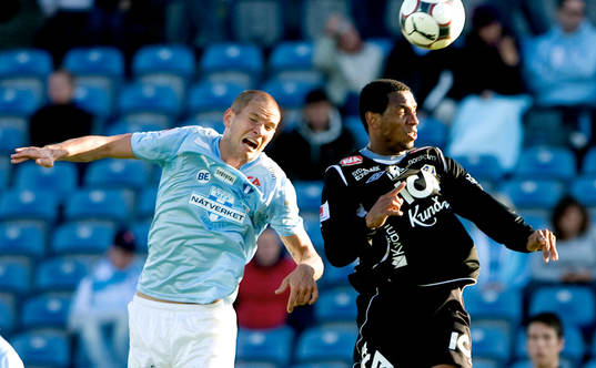 Robert Åhman Persson och Anselmo. Nick, nickduell