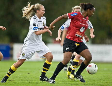 Emma Lundh, AIK och Kia McNeil, Kristianstad