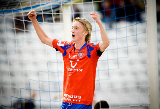 Rasmus Jönsson, Helsingborg, jubel mot fansen