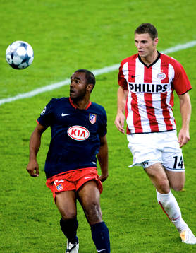 Florent Sinama Pongolle, Atletico Madrid och Erik Pieters,