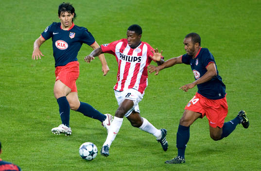 Sergio Agüero, Atletico Madrid, Edison Mendez, PSV och