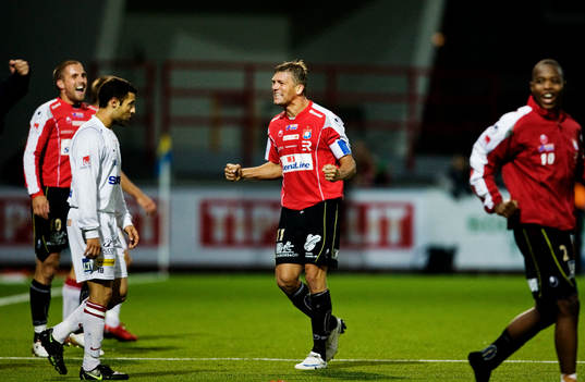 Marcus Allbäck, Örgryte, jubel
