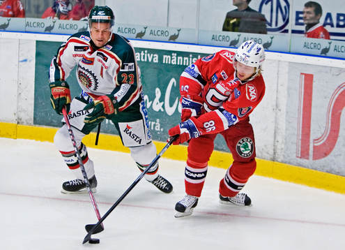 Ronnie Sundin, Frölunda, och Linus Klasen, Södertälje