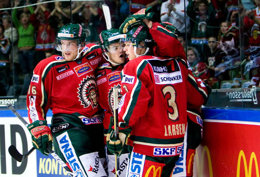 Jonas Nordquist, Karl Fabricius,  Philip Larsen, Frölunda,