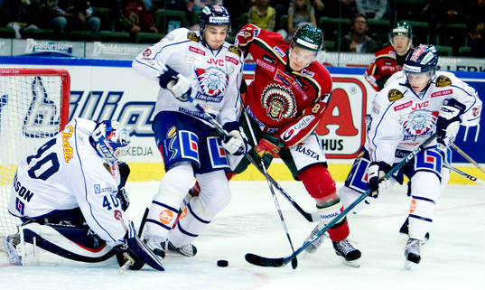 Daniel Henriksson, målvakt, Johan Fransson, Patrik