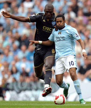 Fotboll, Premier League, engelsk, Manchester City -