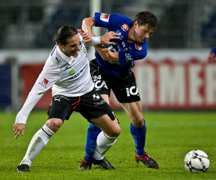 Nordin Gerzic och Sebastian Johansson