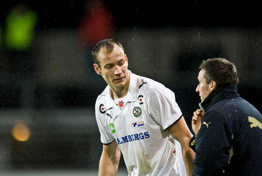 Kim Olsen och tränare Sixten Boström