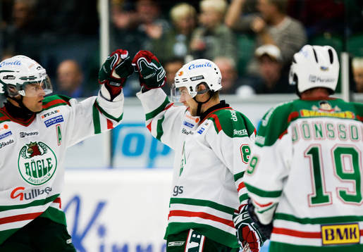 jubel Mathias Porseland och Jakob Johansson