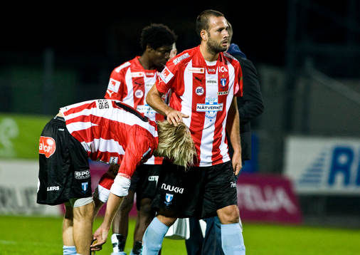 Ola Toivonen, Jimmy Dixon, och Gabriel de Paulo Limeira,