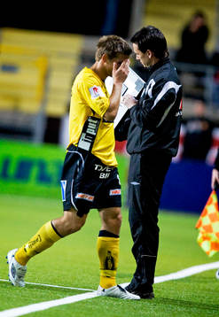 Anders Svensson, Elfsborg fick lämna plan p g a skada