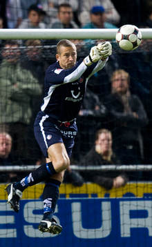 Daniel Andersson, målvakt, höll nollan