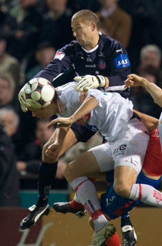 Daniel Andersson, målvakt och Viktor Elm