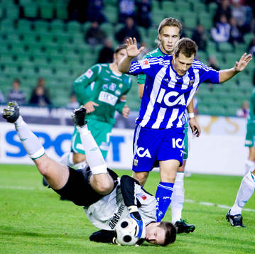 Colin Burns, målvakt, Ljungskile, Tobias Hysén, Göteborg