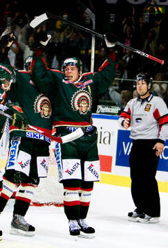 Riku Hahl, Frölunda, jubel