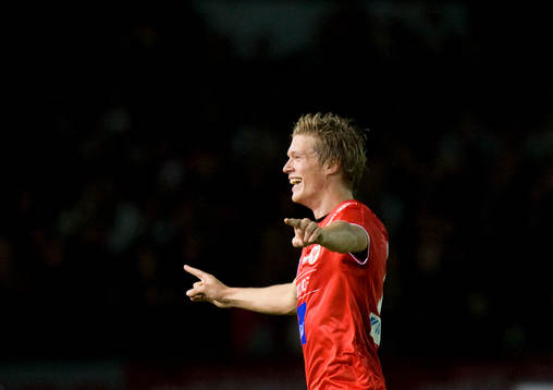 2-0, frispark Viktor Elm, jubel