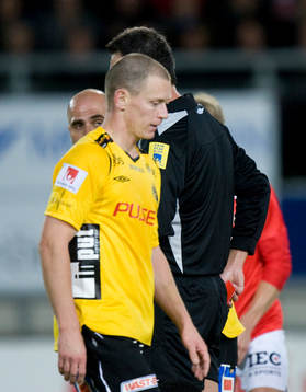 Utvisning, Andreas Augustsson, domare Martin Ingvarsson