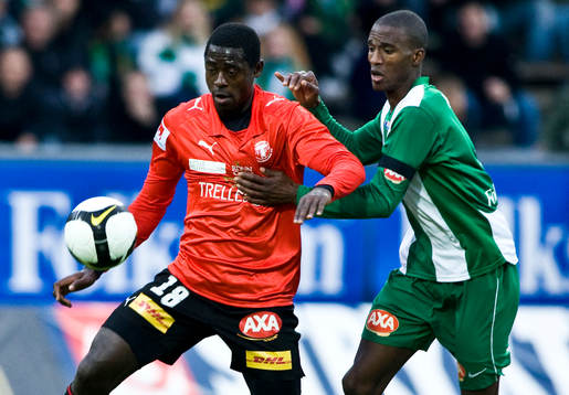 Michael Mensah, Trelleborg och José Monteiro de Macedo,