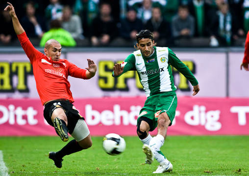 Max Fuxberg, Trelleborg och Erkan Zengin, Hammarby