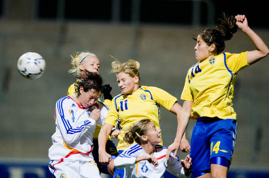 Fotboll, EM-Kval, Sverige - Rumänien