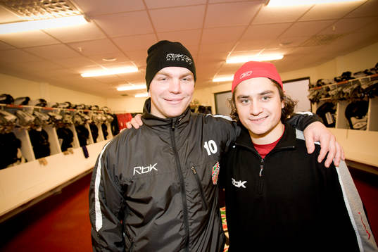 Per-Åge Skröder och Mats Zuccarello-Aasen