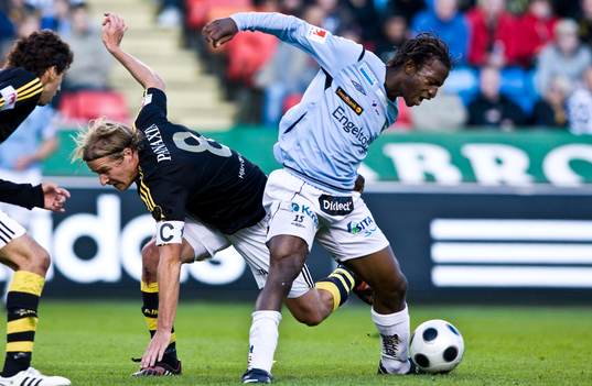Daniel Tjernström, AIK och Amadou Jawo, Gefle