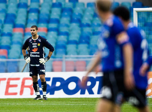 Dime Jankulovski, målvakt, GAIS, inte nöjd med dagens