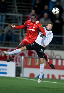 Russell Mwafulirwa, IFK Norrköping, och Patrik Anttonen,