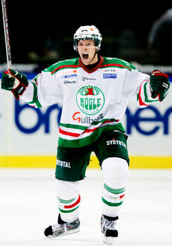 Cam Abbott, Rögle, jubel, glad, glädje