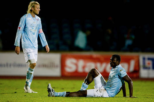 Ola Toivonen och Edward Ofere, depp