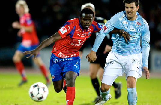 Isaac Chansa, Helsingborg och Labinot Harbuzi, Malmö