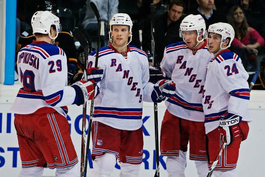 Fredrik Sjöström, New York Rangers, var inblandad i ett
