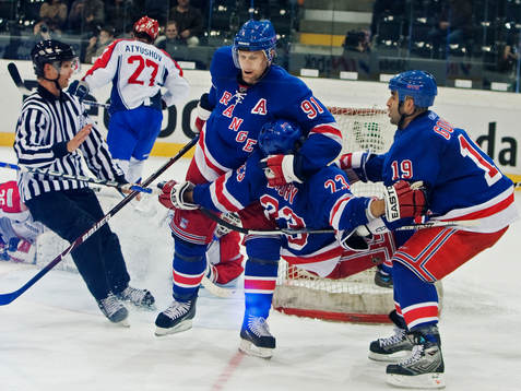 Ishockey, Victoria Cup, New York Rangers - Metallurg