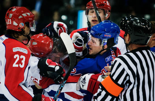Ishockey, Victoria Cup, New York Rangers - Metallurg
