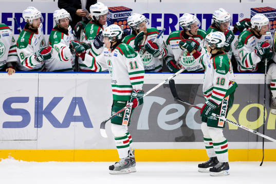 Mattias Sjögren och Daniel Sondell, jubel